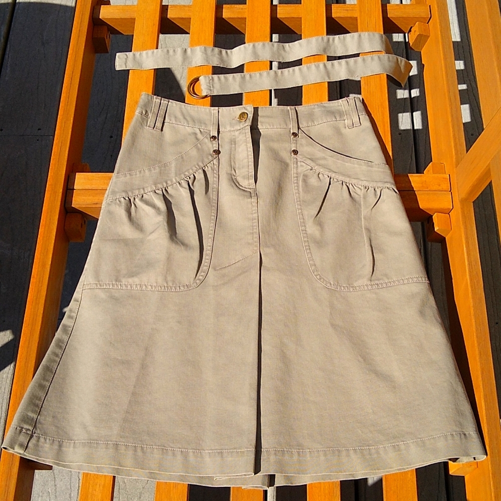 H&M Grey Green Skirt Size 6